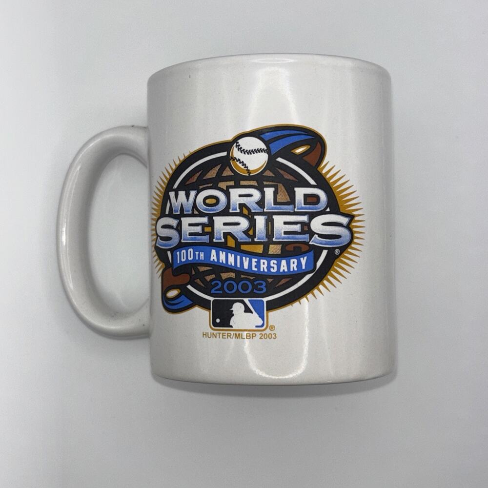 2003 World Series 100th Anniversary Coffee Mug American League Yankees
